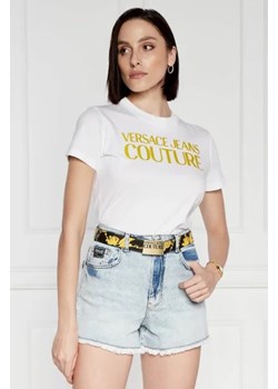 Versace Jeans Couture T-shirt | Regular Fit ze sklepu Gomez Fashion Store w kategorii Bluzki damskie - zdjęcie 173115217