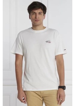 Tommy Jeans T-shirt SMALL FLAG | Classic fit ze sklepu Gomez Fashion Store w kategorii T-shirty męskie - zdjęcie 173115226