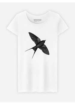 WOOOP Koszulka &quot;Night Swallow&quot; w kolorze białym ze sklepu Limango Polska w kategorii Bluzki damskie - zdjęcie 173115585