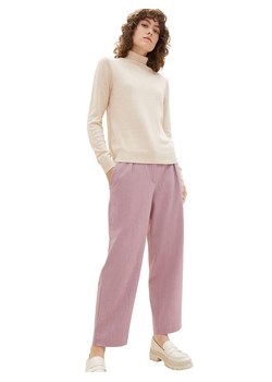 Tom Tailor Spodnie w kolorze szaroróżowym ze sklepu Limango Polska w kategorii Spodnie damskie - zdjęcie 173115689