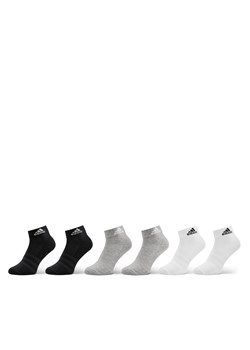 Skarpety Niskie Unisex adidas Cushioned Sportswear Ankle Socks 6 Pairs IC1292 Szary ze sklepu eobuwie.pl w kategorii Skarpetki męskie - zdjęcie 173116177