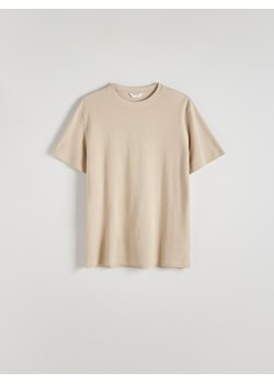 Reserved - T-shirt comfort fit - beżowy ze sklepu Reserved w kategorii T-shirty męskie - zdjęcie 173117326