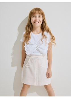 Reserved - Tweedowa spódnica - pastelowy róż ze sklepu Reserved w kategorii Spódnice dziewczęce - zdjęcie 173117568
