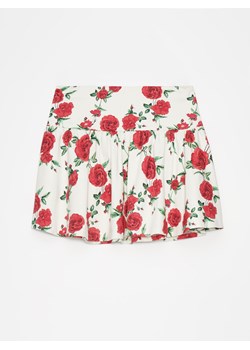 Mohito - Spódnica mini w kwiaty - biały ze sklepu Mohito w kategorii Spódnice - zdjęcie 173118566