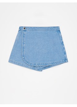 Mohito - Jeansowe spódnico-szorty - niebieski ze sklepu Mohito w kategorii Szorty - zdjęcie 173118609