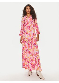 YAS Sukienka koszulowa Savanna 26022663 Różowy Loose Fit ze sklepu MODIVO w kategorii Sukienki - zdjęcie 173119849