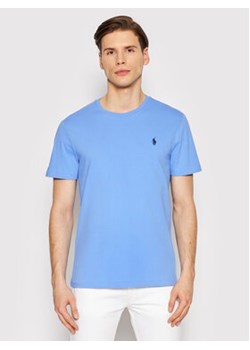 Polo Ralph Lauren T-Shirt 710671438230 Błękitny Custom Slim Fit ze sklepu MODIVO w kategorii T-shirty męskie - zdjęcie 173119885