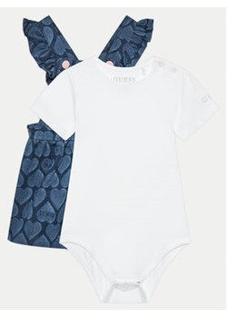 Guess Komplet body i sukienka A4YG01 K6YW0 A4YG01 K6YW0 Biały Regular Fit ze sklepu MODIVO w kategorii Odzież dla niemowląt - zdjęcie 173120058
