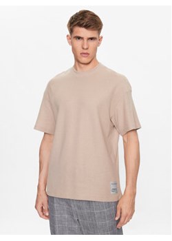Jack&Jones T-Shirt Frame 12229590 Beżowy Loose Fit ze sklepu MODIVO w kategorii T-shirty męskie - zdjęcie 173120137
