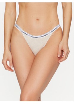 Calvin Klein Underwear Figi klasyczne 000QD5215E Beżowy ze sklepu MODIVO w kategorii Majtki damskie - zdjęcie 173120149