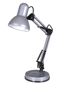 Srebrna biurowa lampa na biurko - S273-Terla ze sklepu Edinos.pl w kategorii Lampy stołowe - zdjęcie 173121237