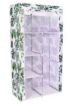 Tekstylna szafa na ubrania z 6 półkami - Ordoni 4X ze sklepu Edinos.pl w kategorii Szafy - zdjęcie 173121617