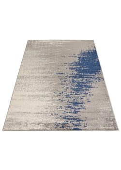 Ciemnoszaro-niebieski dywan w stylu nowoczesnym - Ecavo 5X ze sklepu Edinos.pl w kategorii Dywany - zdjęcie 173121755