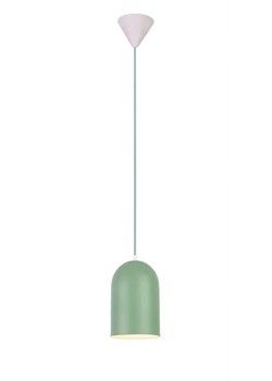 Zielona pastelowa lampa długa nad stół - V015-Suvio ze sklepu Edinos.pl w kategorii Lampy wiszące - zdjęcie 173122037