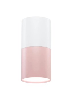 Biało-różowy nowoczesny spot - K500-Sawnos ze sklepu Edinos.pl w kategorii Lampy sufitowe - zdjęcie 173122105