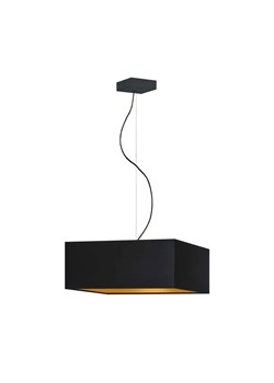 Lampa wisząca glamour z czarnym stelażem - EX360-Sangriv - 5 kolorów ze sklepu Edinos.pl w kategorii Lampy wiszące - zdjęcie 173122575