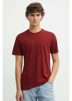 Hollister Co. t-shirt bawełniany męski kolor bordowy gładki KI324-4089 ze sklepu ANSWEAR.com w kategorii T-shirty męskie - zdjęcie 173123439