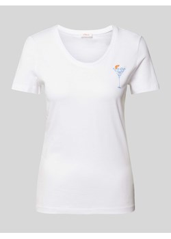 T-shirt z nadrukowanym motywem ze sklepu Peek&Cloppenburg  w kategorii Bluzki damskie - zdjęcie 173124175