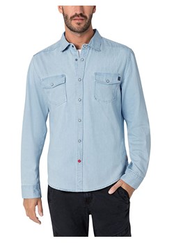 Timezone Koszula dżinsowa - Slim fit - w kolorze błękitnym ze sklepu Limango Polska w kategorii Koszule męskie - zdjęcie 173124518