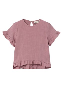Lil Atelier Koszulka &quot;Dolie&quot; w kolorze szaroróżowym ze sklepu Limango Polska w kategorii Bluzki dziewczęce - zdjęcie 173124759