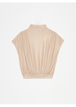 Mohito - Błyszcząca bluzka - złoty ze sklepu Mohito w kategorii Bluzki damskie - zdjęcie 173125475