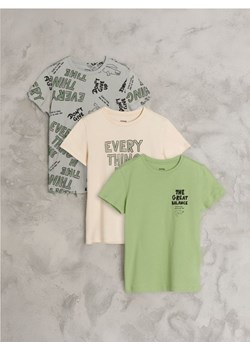 Sinsay - Koszulki 3 pack - wielobarwny ze sklepu Sinsay w kategorii T-shirty chłopięce - zdjęcie 173126465