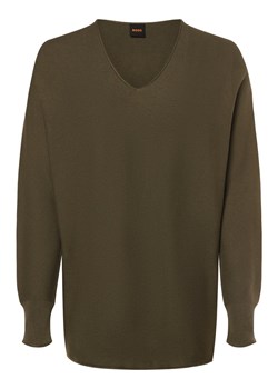 BOSS Orange Sweter damski - C_Feronessa Kobiety oliwkowy jednolity ze sklepu vangraaf w kategorii Swetry damskie - zdjęcie 173126936