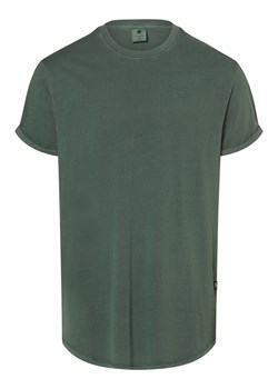 G-Star RAW Koszulka męska - Lash Mężczyźni Bawełna szmaragdowy jednolity ze sklepu vangraaf w kategorii T-shirty męskie - zdjęcie 173126939
