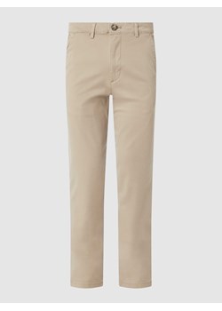 Chinosy o kroju slim fit w jednolitym kolorze model ‘NEW Miles’ ze sklepu Peek&Cloppenburg  w kategorii Spodnie męskie - zdjęcie 173127898