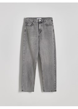 Reserved - Jeansy z aplikacją na nogawkach - szary ze sklepu Reserved w kategorii Jeansy damskie - zdjęcie 173128815
