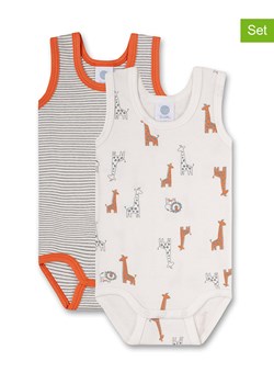 Sanetta Body (2 szt.) w kolorze pomarańczowo-szaro-białym ze sklepu Limango Polska w kategorii Odzież dla niemowląt - zdjęcie 173130258