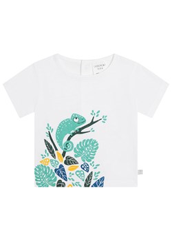 Carrément beau Koszulka w kolorze biało-turkusowym ze sklepu Limango Polska w kategorii Bluzki dziewczęce - zdjęcie 173130298