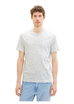 Tom Tailor Koszulka w kolorze biało-szarym ze sklepu Limango Polska w kategorii T-shirty męskie - zdjęcie 173130345