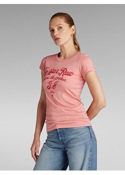 G-Star Koszulka w kolorze jasnoróżowym ze sklepu Limango Polska w kategorii Bluzki damskie - zdjęcie 173130566