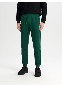 Sinsay - Spodnie dresowe jogger - zielony ze sklepu Sinsay w kategorii Spodnie męskie - zdjęcie 173132325
