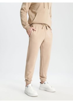 Sinsay - Spodnie dresowe jogger - beżowy ze sklepu Sinsay w kategorii Spodnie męskie - zdjęcie 173132335