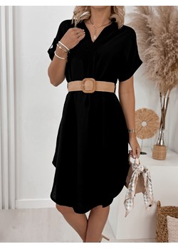 sukienka jana czarna uni ze sklepu UBRA w kategorii Sukienki - zdjęcie 173132685