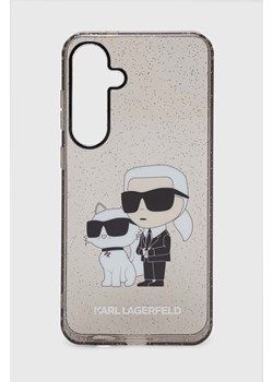 Karl Lagerfeld etui na telefon Galaxy S24+ S24+ S926 kolor czarny KLHCS24MHNKCTGK ze sklepu ANSWEAR.com w kategorii Etui - zdjęcie 173132829