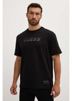 Guess t-shirt bawełniany HOZIER męski kolor czarny z nadrukiem Z4YI07 I3Z14 ze sklepu ANSWEAR.com w kategorii T-shirty męskie - zdjęcie 173133059
