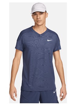 Męska koszulka do tenisa Dri-FIT NikeCourt Slam - Niebieski ze sklepu Nike poland w kategorii T-shirty męskie - zdjęcie 173134659