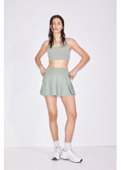 H & M - Kloszowa spódniczka tenisowa DryMove - Zielony ze sklepu H&M w kategorii Spódnice - zdjęcie 173134918