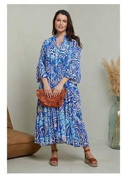 Curvy Lady Sukienka w kolorze niebieskim ze sklepu Limango Polska w kategorii Sukienki - zdjęcie 173135486