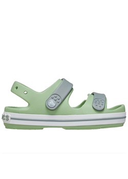 Sandały Crocs Crocband Cruiser Sandal 209423-3WD - zielone ze sklepu streetstyle24.pl w kategorii Sandały dziecięce - zdjęcie 173136086