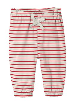 name it Spodnie dresowe &quot;Felias&quot; w kolorze biało-czerwonym ze sklepu Limango Polska w kategorii Odzież dla niemowląt - zdjęcie 173136479