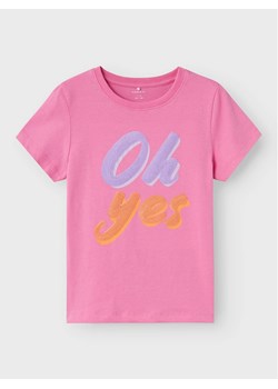 name it Koszulka &quot;Hanne&quot; w kolorze różowym ze sklepu Limango Polska w kategorii Bluzki dziewczęce - zdjęcie 173136547