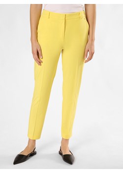 comma Spodnie Kobiety wiskoza żółty jednolity ze sklepu vangraaf w kategorii Spodnie damskie - zdjęcie 173137149