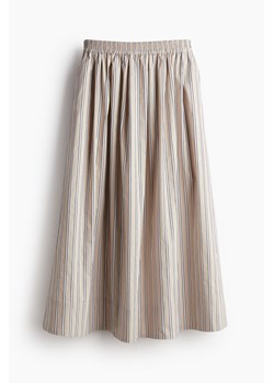 H & M - A-line poplin skirt - Beżowy ze sklepu H&M w kategorii Spódnice - zdjęcie 173137865