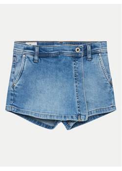 Pepe Jeans Szorty jeansowe A-Line Skort Hw Jr PG800862 Niebieski Regular Fit ze sklepu MODIVO w kategorii Spodenki dziewczęce - zdjęcie 173138418