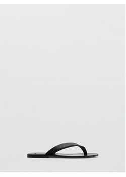 Mango Japonki Filo 77050286 Czarny ze sklepu MODIVO w kategorii Klapki damskie - zdjęcie 173138766