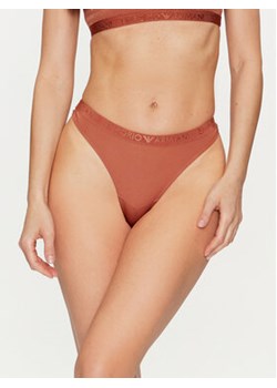 Emporio Armani Underwear Komplet 2 par stringów 163333 4R235 01656 Brązowy ze sklepu MODIVO w kategorii Majtki damskie - zdjęcie 173138778